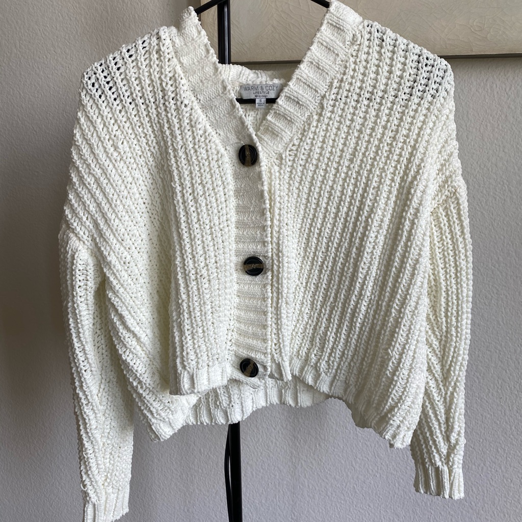 Button Up Mini Sweater